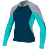 O’Neill Womens Bahia 1/.5mm Full Zip Jacket(Slate/Aqua/Grey)