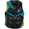 O’Neill Women’s Reactor USCG Life Vest(Black/Daylo/Turquoise)