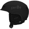 PRET Fury Ski & Snowboard Snow Helmet | Level C Ventilation | MIPS Impact Protection | Ripcord360 Fit & Fidlock Buckle(Black)