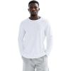 REIGNING CHAMP, 1×1 Slub Long-Sleeve T-Shirt – Men’s(White)