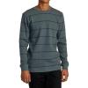 RVCA Mens Day Shift Thermal L/S(Day Shift Thermal Stripe | Balsam Green)
