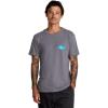 RVCA Men’s Va All The Way Short Sleeve(Rvca Major | Smoke)