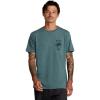 RVCA Men’s Va All The Way Short Sleeve(Sky Cat | Balsam Green)
