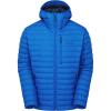 Rab Men’s Microlight Alpine 700-Fill Down Hooded Puffer Jacket for Hiking & Skiing(Maya Blue)