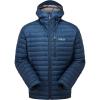 Rab Men’s Microlight Alpine 700-Fill Down Hooded Puffer Jacket for Hiking & Skiing(Tempest Blue)