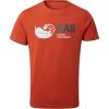 Rab Men’s Stance Vintage Tee Organic Breathable Short-Sleeve Logo T-Shirt for Everyday Use(Red Clay)