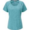 Rab Women’s Wisp Tee Breathable Short-Sleeve T-Shirt for Hiking, Climbing, & Casual(Meltwater Marl)
