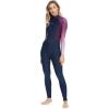 Roxy Womens 3/2 Roxy Rise Collection Back Zip GBS Wetsuit(Navy Nights/Red Plum/Garnet)
