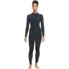 Roxy Womens 3/2mm Swell Series Back Zip Fullsuit Wetsuit(Black)