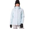 Roxy womens Billie Jacket – 10k Waterproof Snow Jacket, Tailored Fit, Pfas-free, Insulated(Light Blue)