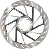 SRAM HS2 Disc Brake Rotor – 200mm, 6-Bolt, Rounded, Silver/Black(180mm)