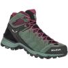 Salewa Men’s Alp Mate Mid Waterproof Trekking & Hiking Boot(Duck Green/Rhododendon)