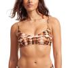 Seafolly Women’s Standard Bralette Bikini Top Swimsuit with Clip Back(High Tide Copper Tan)