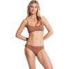 Seafolly Women’s Standard Bralette Bikini Top Swimsuit with Clip Back(Sea Dive Bronze)