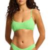 Seafolly Women’s Standard Bralette Bikini Top Swimsuit with Clip Back(Sea Dive Summer Green)
