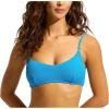 Seafolly Women’s Standard Bralette Bikini Top Swimsuit with Clip Back(Sea Dive Turquoise)