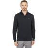 TravisMathew mens Cloud Quarter Zip 2.0(Black)