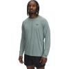 Under Armour mens Tech 2.0 Long Sleeve T-shirt((348) Silica Green / / Black)