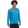 Under Armour mens Tech 2.0 Long Sleeve T-shirt((454) Ether Blue / / Black)