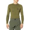 Volcom Men’s Solid UPF 50+ Long Sleeve Rashguard(Military 2)