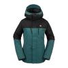 Volcom Womens Bolt Insulated Snowboard Ski Winter Hooded Jacket(Balsam S4)