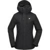 Volcom Womens Bolt Insulated Snowboard Ski Winter Hooded Jacket(Black)