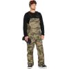 Volcom mens Roan Bib Overall Snowboard Pant(Camouflage S5)