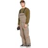 Volcom mens Roan Bib Overall Snowboard Pant(Chestnut Brown S5)