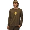 prAna Men’s Heritage Graphic Ls Tee(Rich Earth Splat)