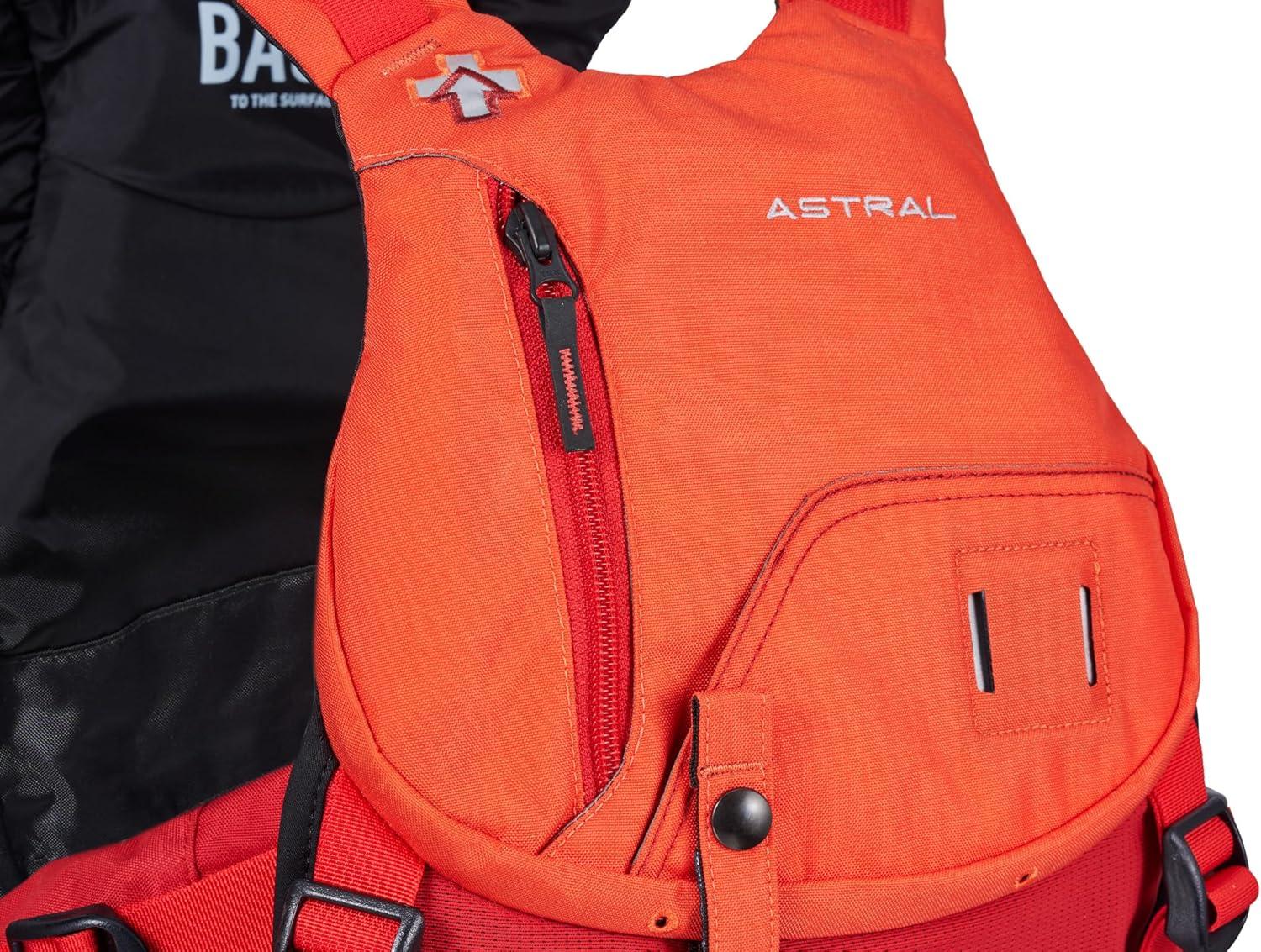 imageAstral Indus Life Jacket HighFloat USCG Type V PFD Adult Life Vest for Swiftwater Rescue SUP ampamp WhitewaterRed Orange