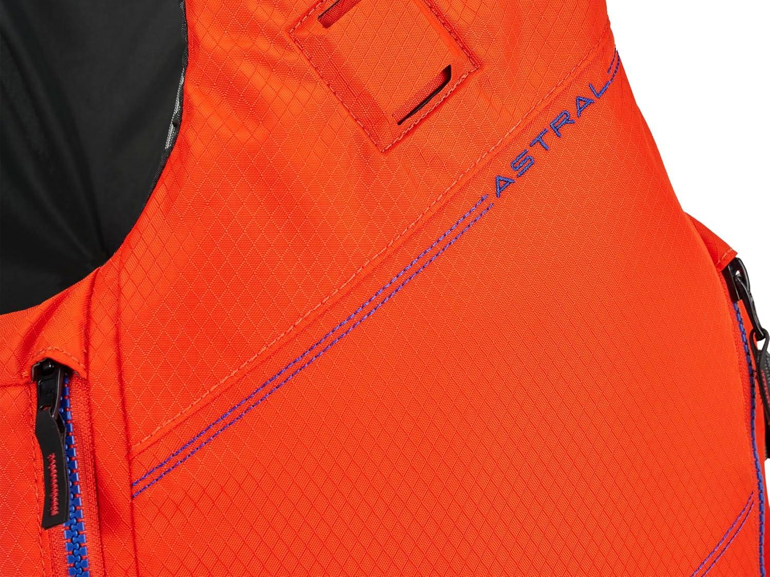 imageAstral YTV 20 Life Jacket Lightweight USCG Type V PFD Adult Life Vest for SUP Touring Sailing ampamp WhitewaterFire Orange