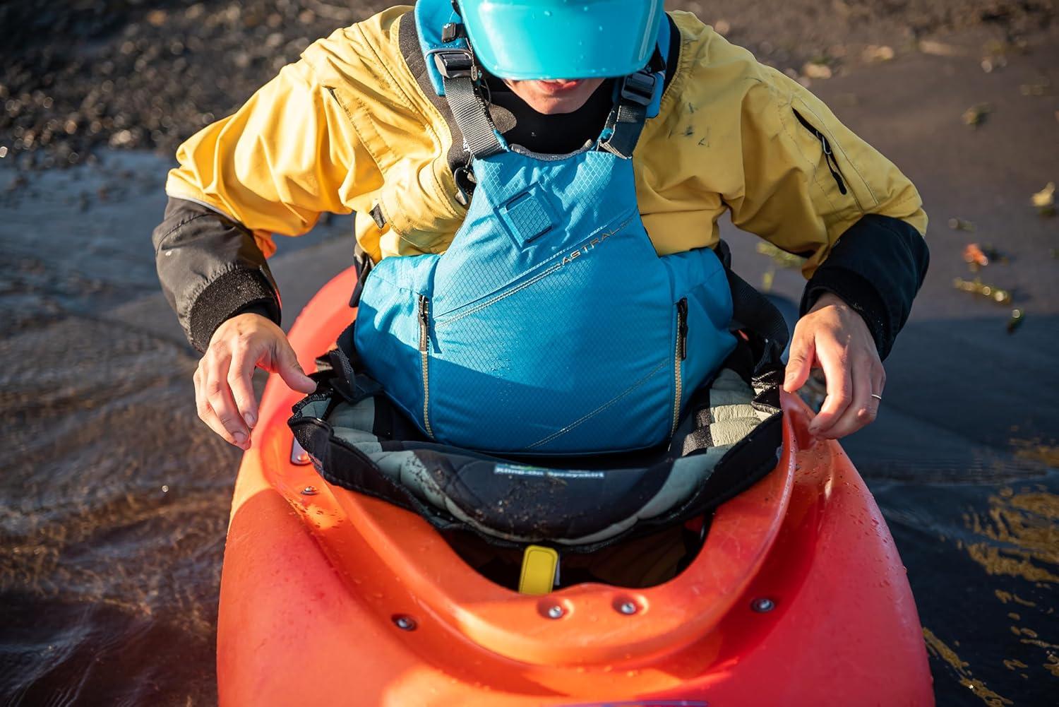 imageAstral YTV 20 Life Jacket Lightweight USCG Type V PFD Adult Life Vest for SUP Touring Sailing ampamp WhitewaterWater Blue