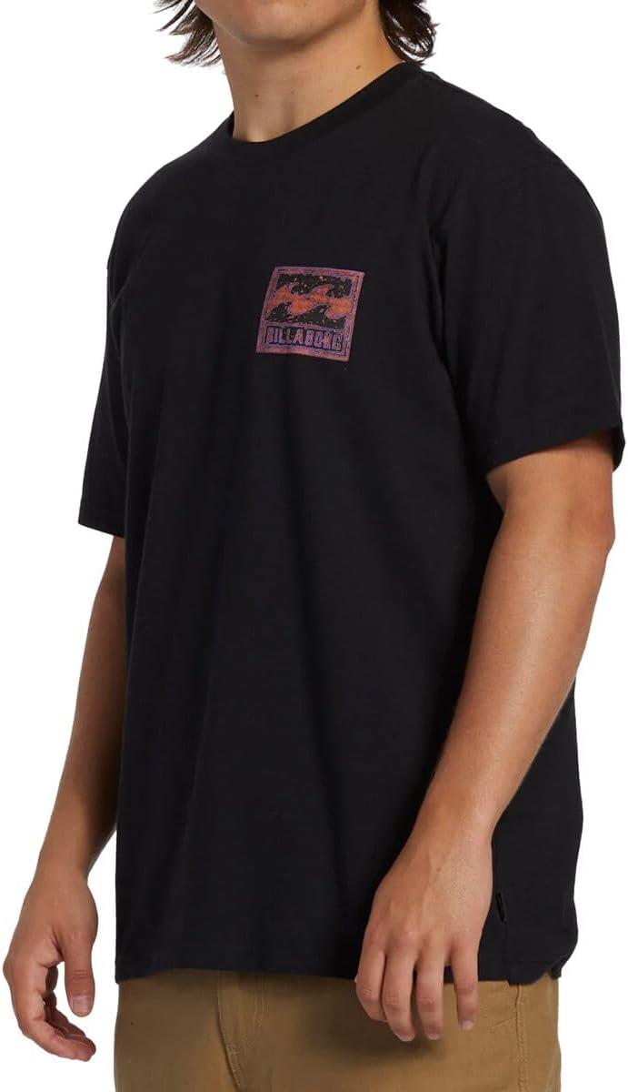 imageBillabong Mens Crayon Wave Short Sleeve Graphic TeeCrayon Wave Black