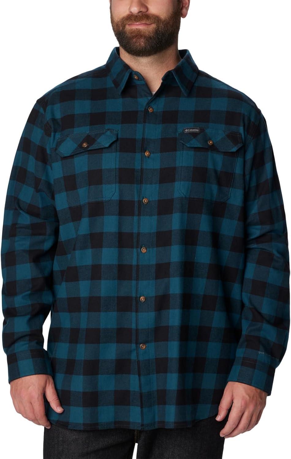 imageColumbia Mens Flare Gun Stretch FlannelNight Wave Buffalo Check