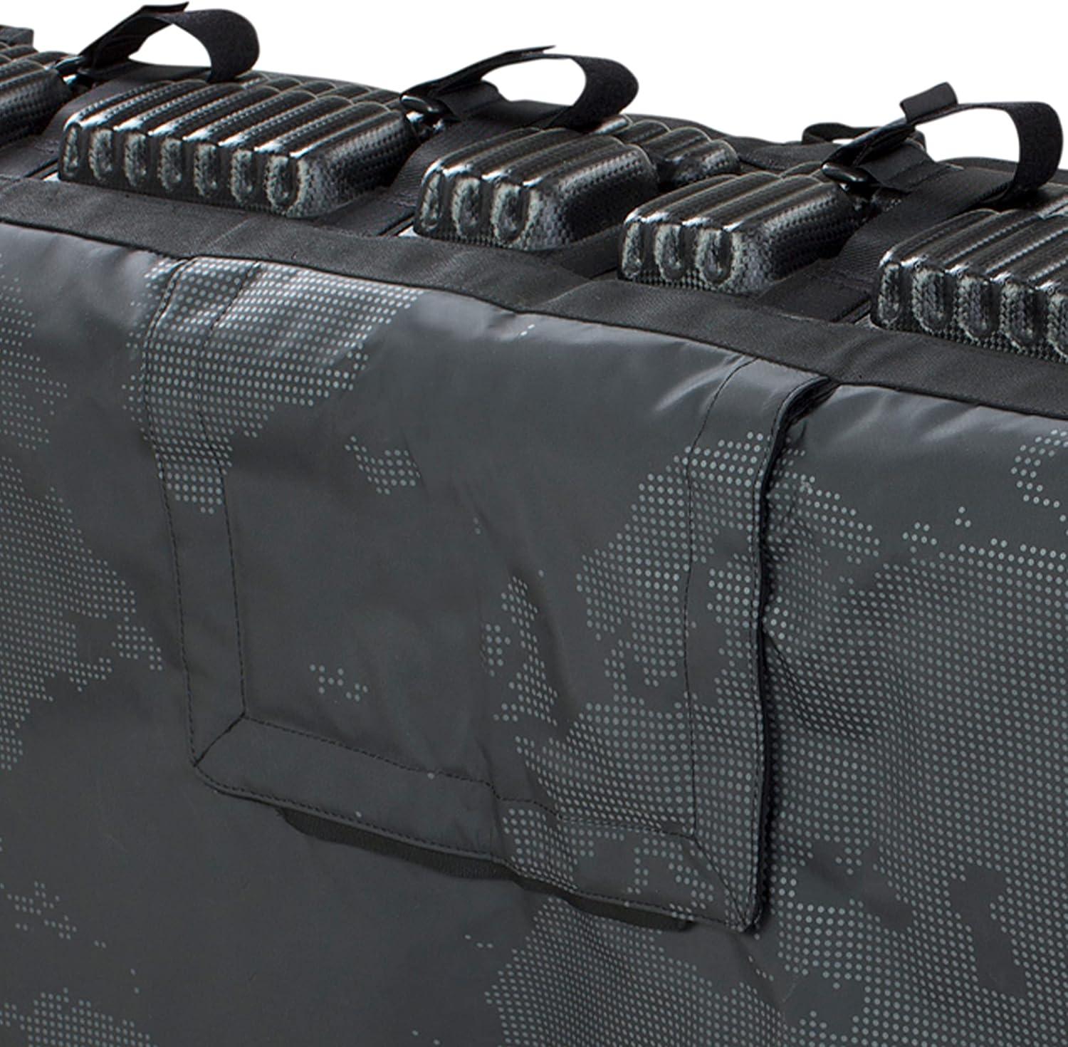 imageEVOC TAILGATE PAD for safe bike transport on pickup trucks secure fixation of up to 6 bikes access to the tailgate lever protection for pickup and bike size XL BlackBlack