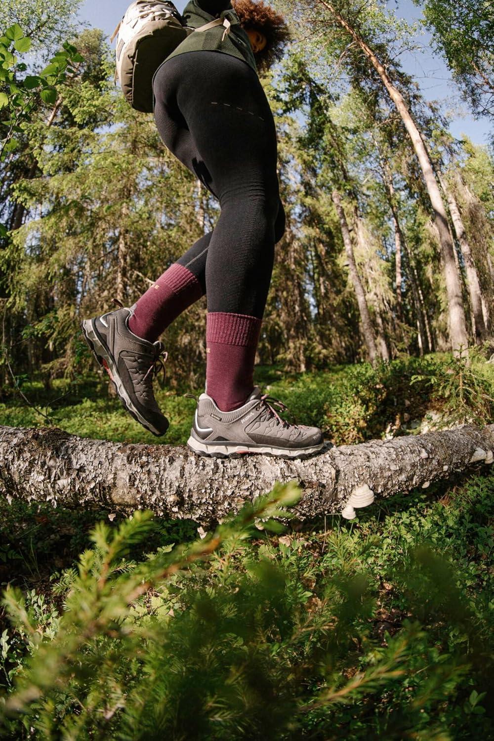 imageFALKE Womens TK5 Wander Hiking Socks 1 PairBlack Blackmix 3010