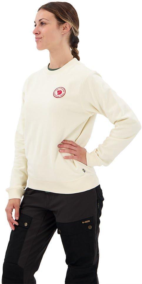 imageFjllrven Womens 1960 Logo Badge SweaterChalk White