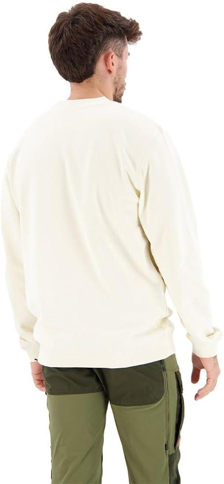 imageFjllrven unisexadult 1960 Logo Badge SweaterChalk White