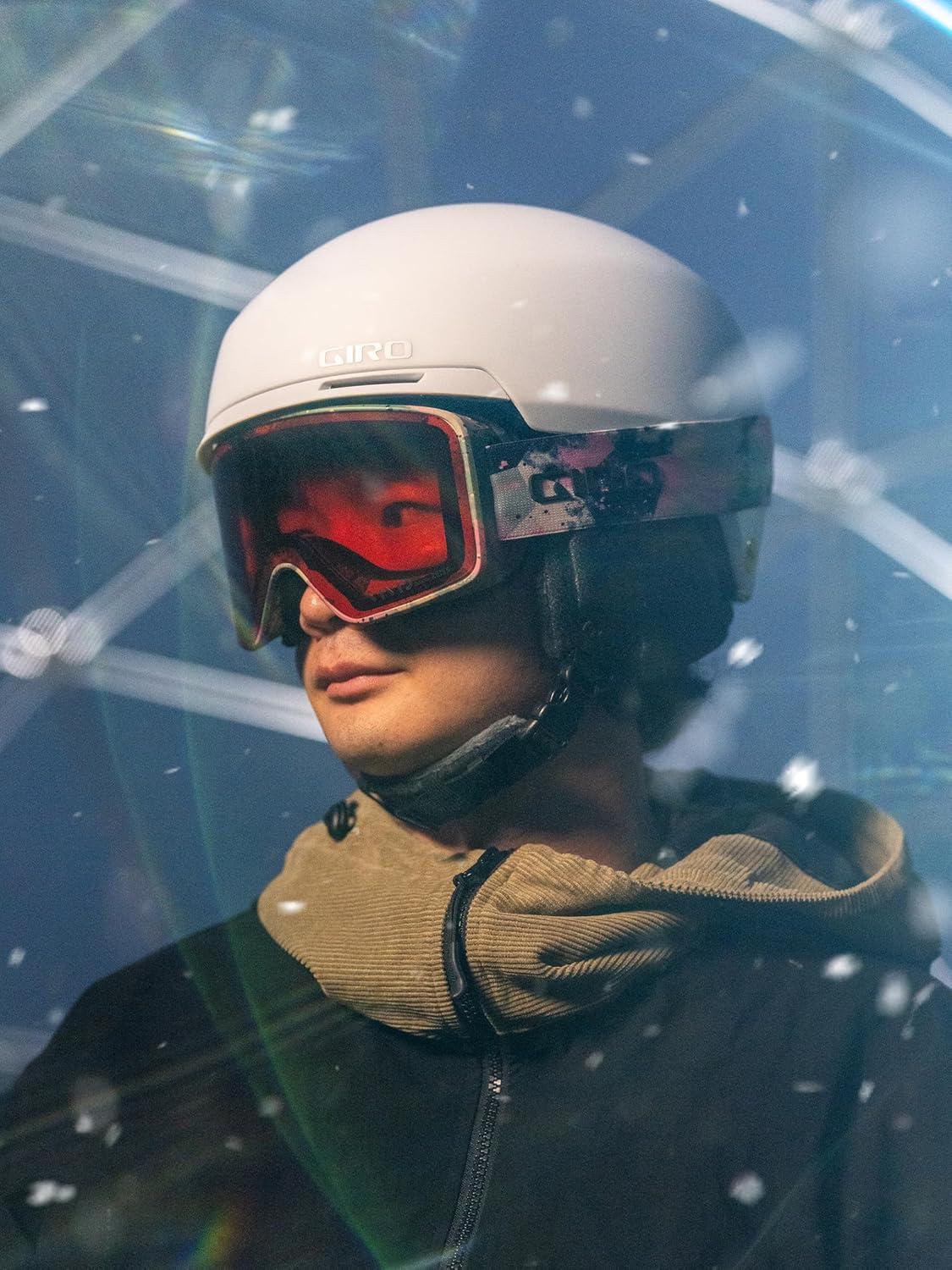 imageGiro Method Snow Goggle 2021BlackWhite Vertigo Vivid Ember