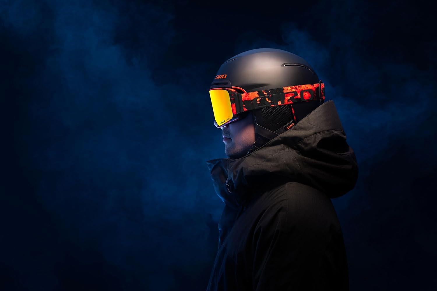 imageGiro Method Snow Goggle 2021Hedge Green All Access Vivid Ember