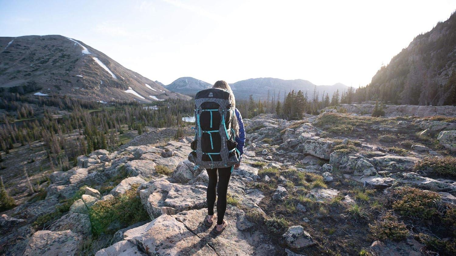 imageGranite Gear Blaze 60L Backpack WomensBlackBlack GinghamTeal