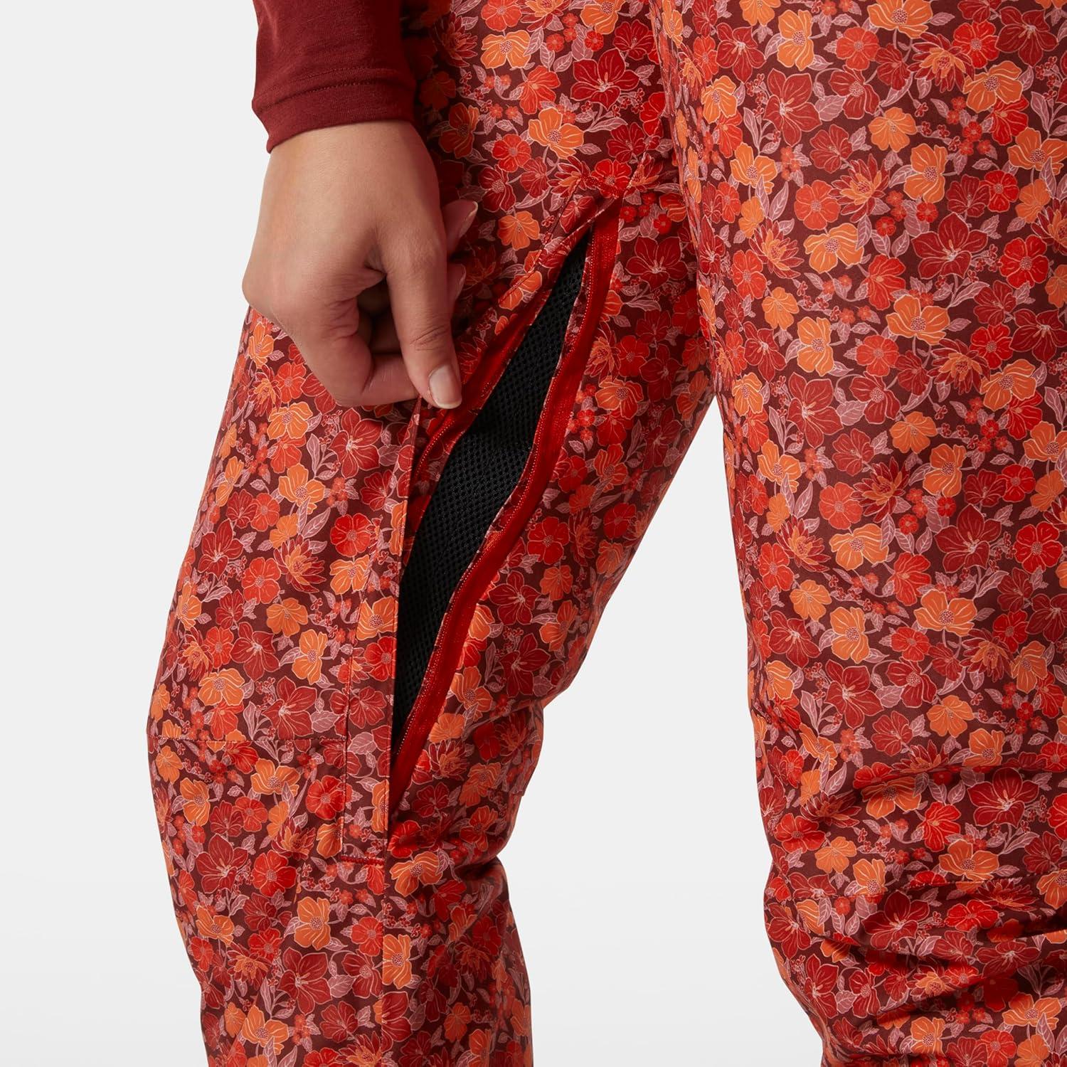 imageHellyHansen Legendary Insulated Pant for Women Waterproof Windproof Breathable Ski Pants with PrimaLoft Insulation163 Red Flower