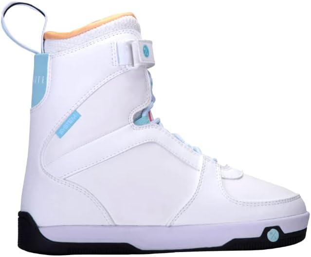 imageHyperlite Aries Womens Wakeboard Bindings WhiteBlack 6 W