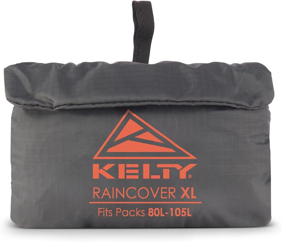 imageKelty Backpack Rain Cover Water Proof Cover for Hiking and Backpacking Packs 30 to 105 Liters Elastic Cinch Integrated Stuff Pocket 2024 UpdateXL 80105L
