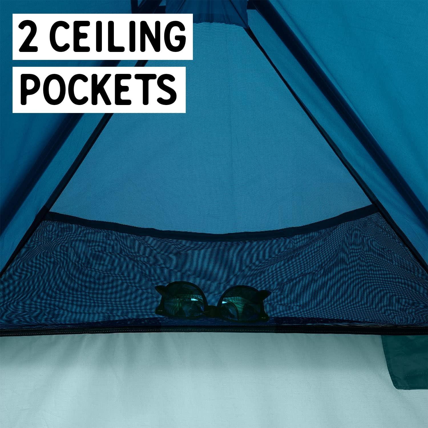 imageKelty Discovery H2GO Privacy Shelter Campsite Shower and Changing Shelter Zippered Entry Steel Pole Frame FreestandingIceberg Green
