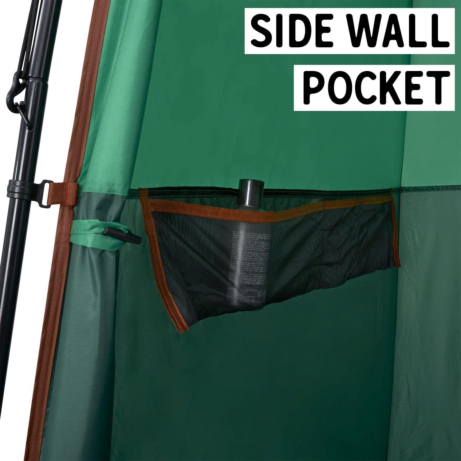 imageKelty Discovery H2GO Privacy Shelter Campsite Shower and Changing Shelter Zippered Entry Steel Pole Frame FreestandingJelly Bean