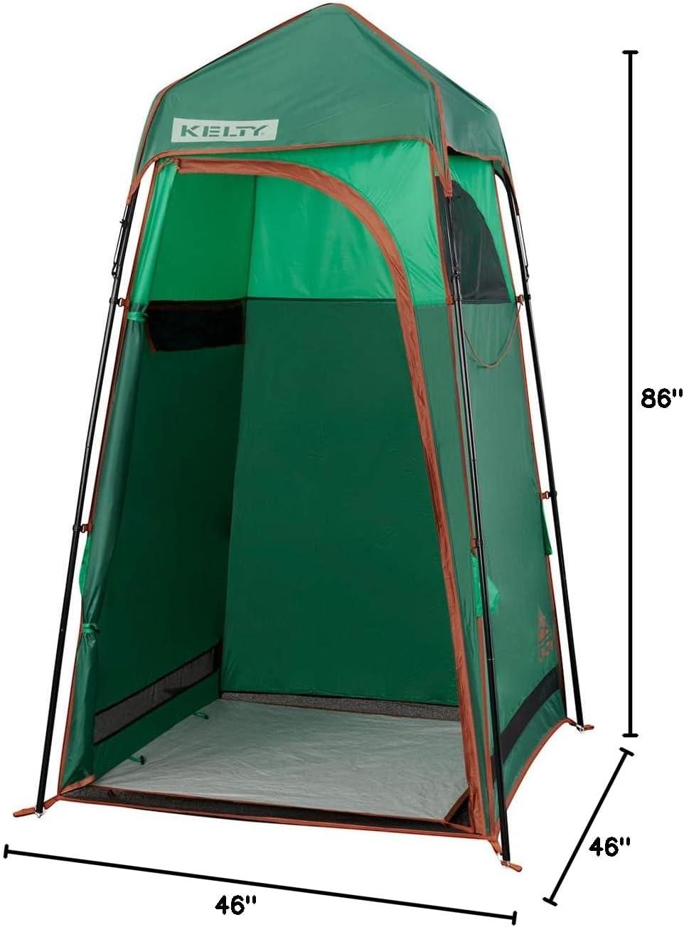 imageKelty Discovery H2GO Privacy Shelter Campsite Shower and Changing Shelter Zippered Entry Steel Pole Frame FreestandingJelly Bean