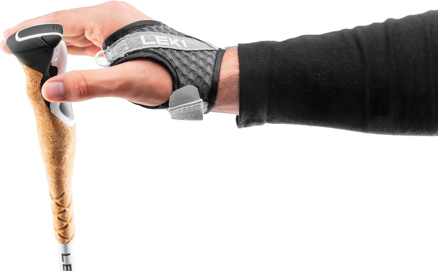 imageLEKI Cross Trail FX Superlite Trekking Poles Foldable Collapsible Carbon Lightweight Poles for Hiking ampamp Trail RunningWhiteRedBlack