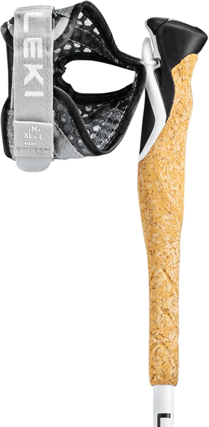 imageLEKI Cross Trail FX Superlite Trekking Poles Foldable Collapsible Carbon Lightweight Poles for Hiking ampamp Trail RunningWhiteRedBlack