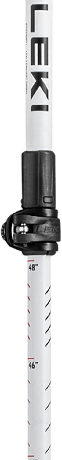 imageLEKI Cross Trail FX Superlite Trekking Poles Foldable Collapsible Carbon Lightweight Poles for Hiking ampamp Trail RunningWhiteRedBlack